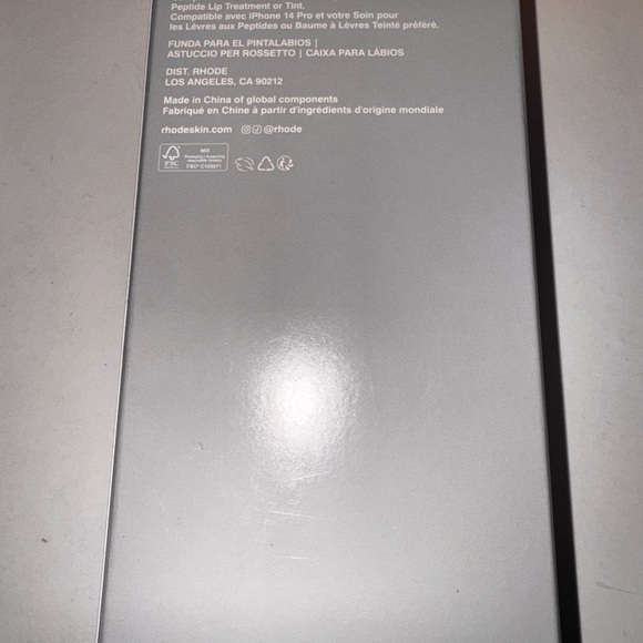 RHODE Lip Case in Silver- BRAND NEW - Picture 2 of 5